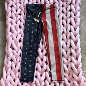 Terez Flag Women’s Capri length Leggings XS NWT